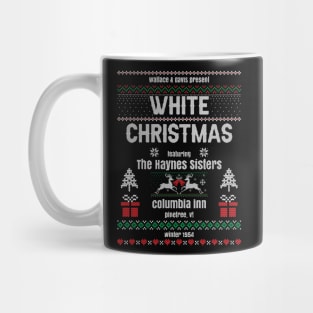 vintage White Christmas Ad Mug